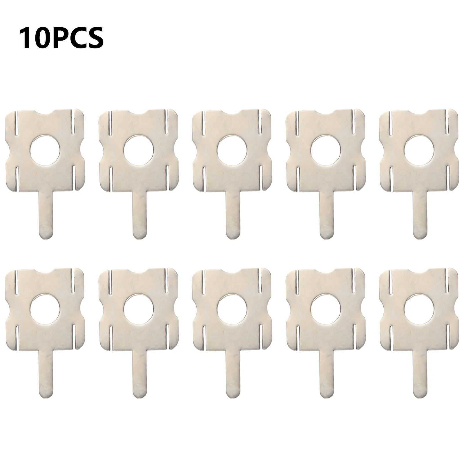 10pcs Nickel Sheets Soldering Tools Spot Steel T6 Battery U-Shaped Weldable Welding Nickel 4S Welding Tools Ductility
