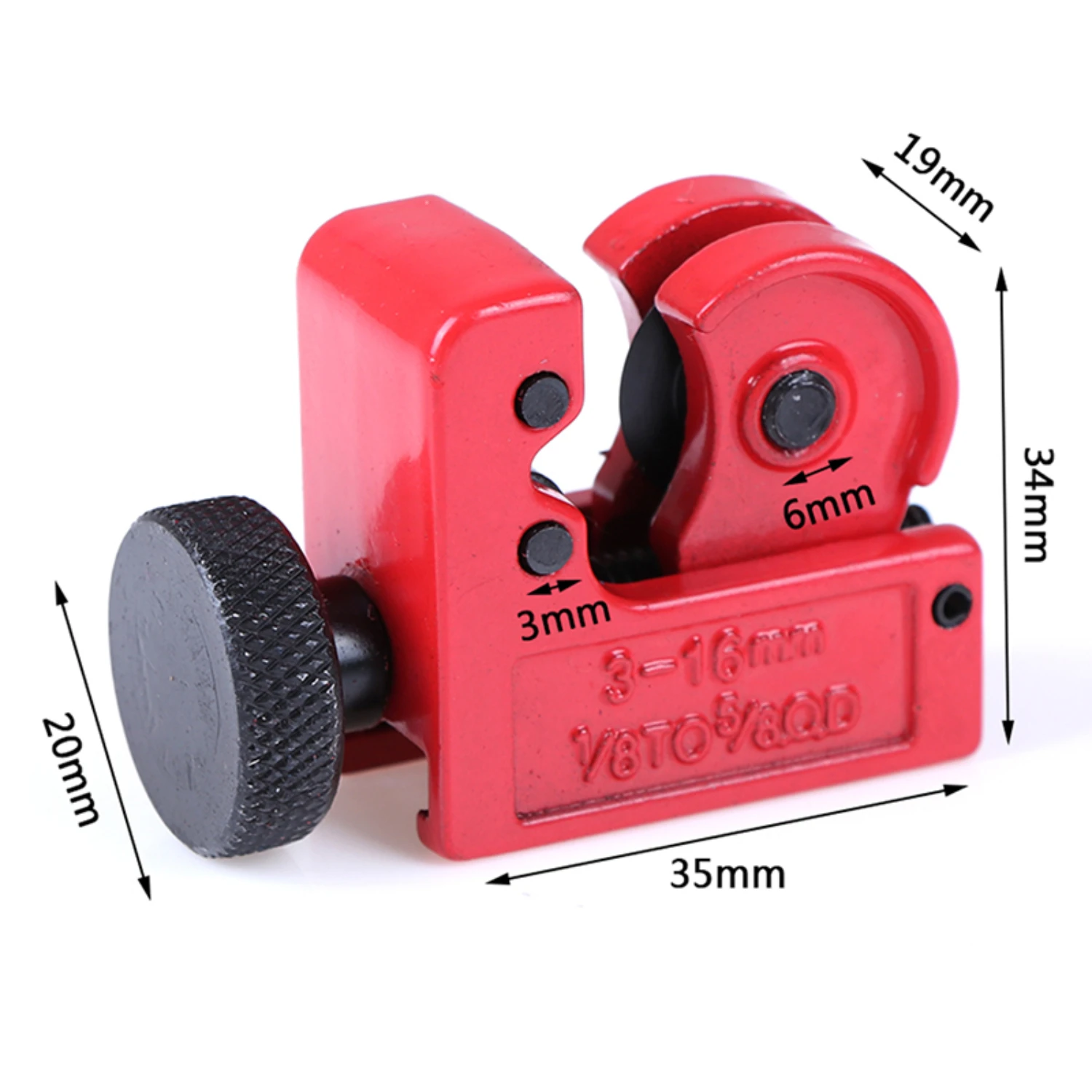 Efficient Mini Steel Alloy Pipe Cutter - HOT Must-Have Tool for Cutting 3/22-3/16mm Pipes, Handles Copper, Brass, and Aluminum T