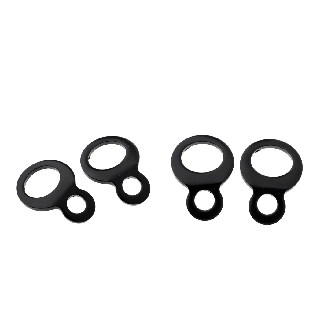 4Packs Stainless Steel Tie Down Strap Rings for Motorbike Dirt Bike ATV UTV