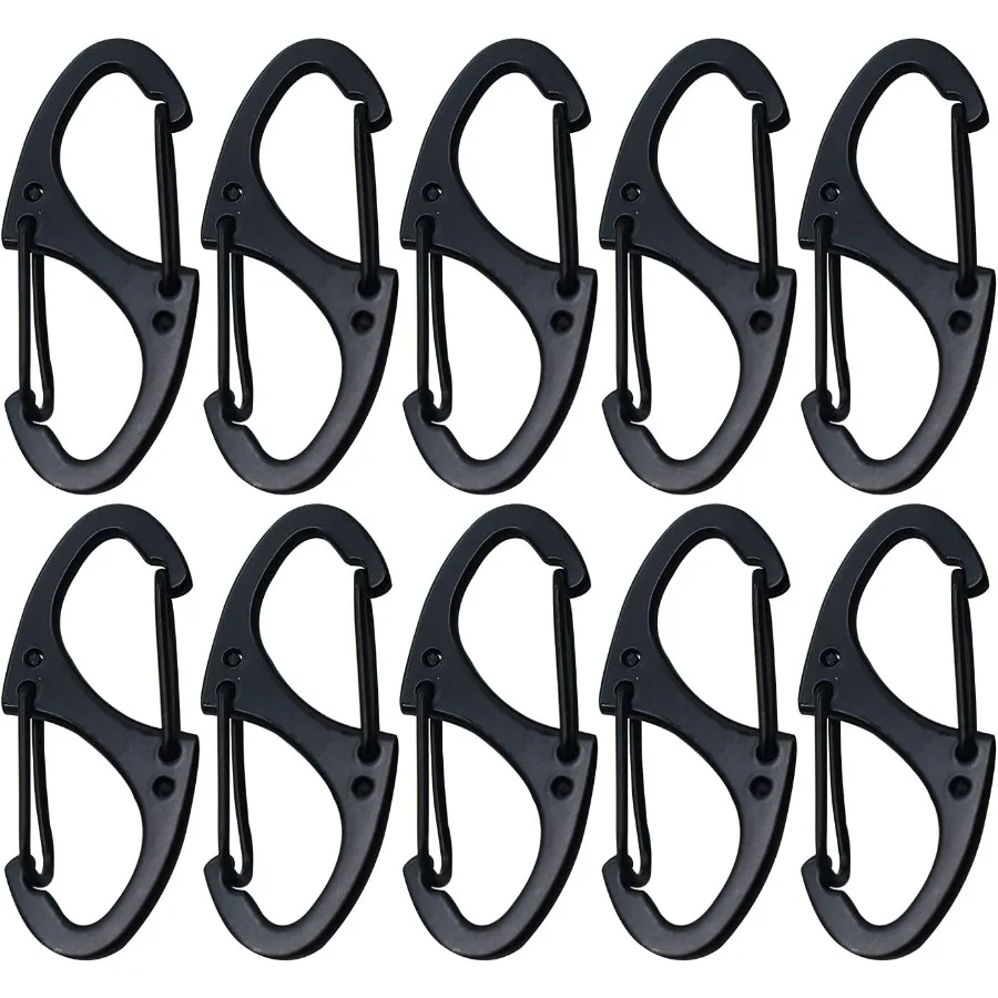 مقاطع حلقة تسلق صغيرة 1.6 ih 41 مللي متر معدنية مزدوجة الوجهين بوابة الربيع Sp السنانير المفاتيح المشبك اكسسوارات #1