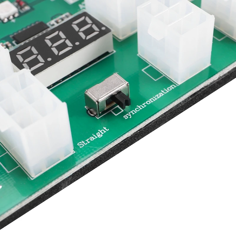 Power Module Breakout Board Kits With 12Pcs 6Pin To 8Pin (6+2)Pin Power Cable For HP 1200W 750W PSU GPU Mining Ethereum