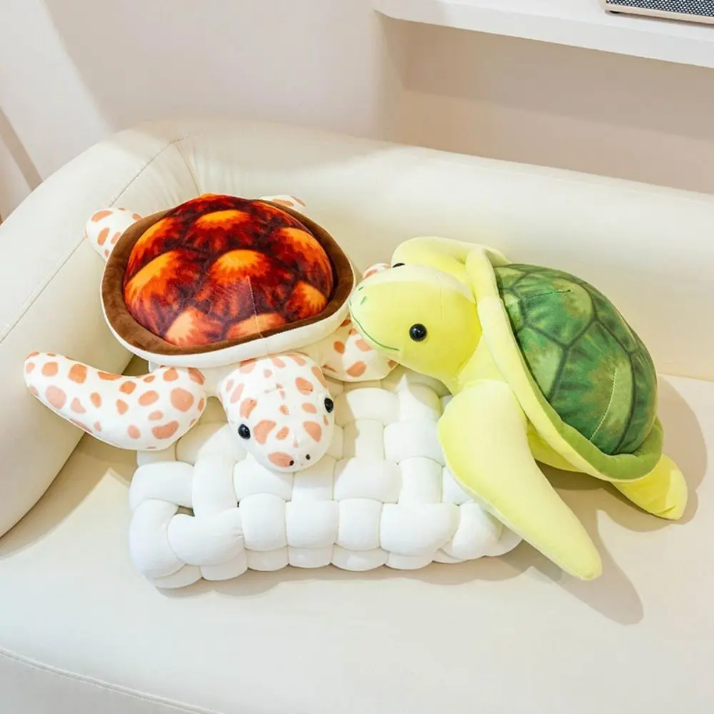 

Fluffy Sea Tortoise Plush Toys Soft Collection Animal Sea Turtle Pillow Cute Cartoon Turtle Animal Doll Children Gift