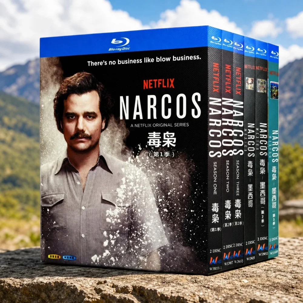Blu-ray Ultra HD Narcos Mexico Seasons 1–6 Box Set English & Traditional Chinese Subtitles