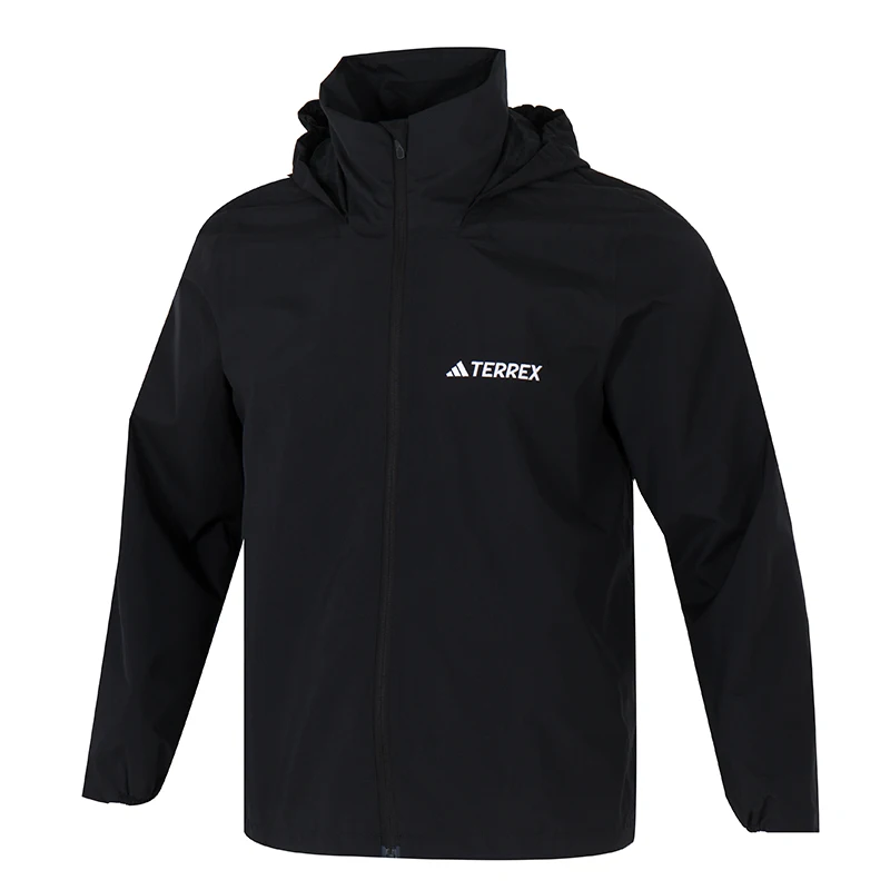 

Adidas Men's Jacket Sportswear Outdoor Exercise Fitness Casual Wear Top Woven Hooded Jacket Jm8692