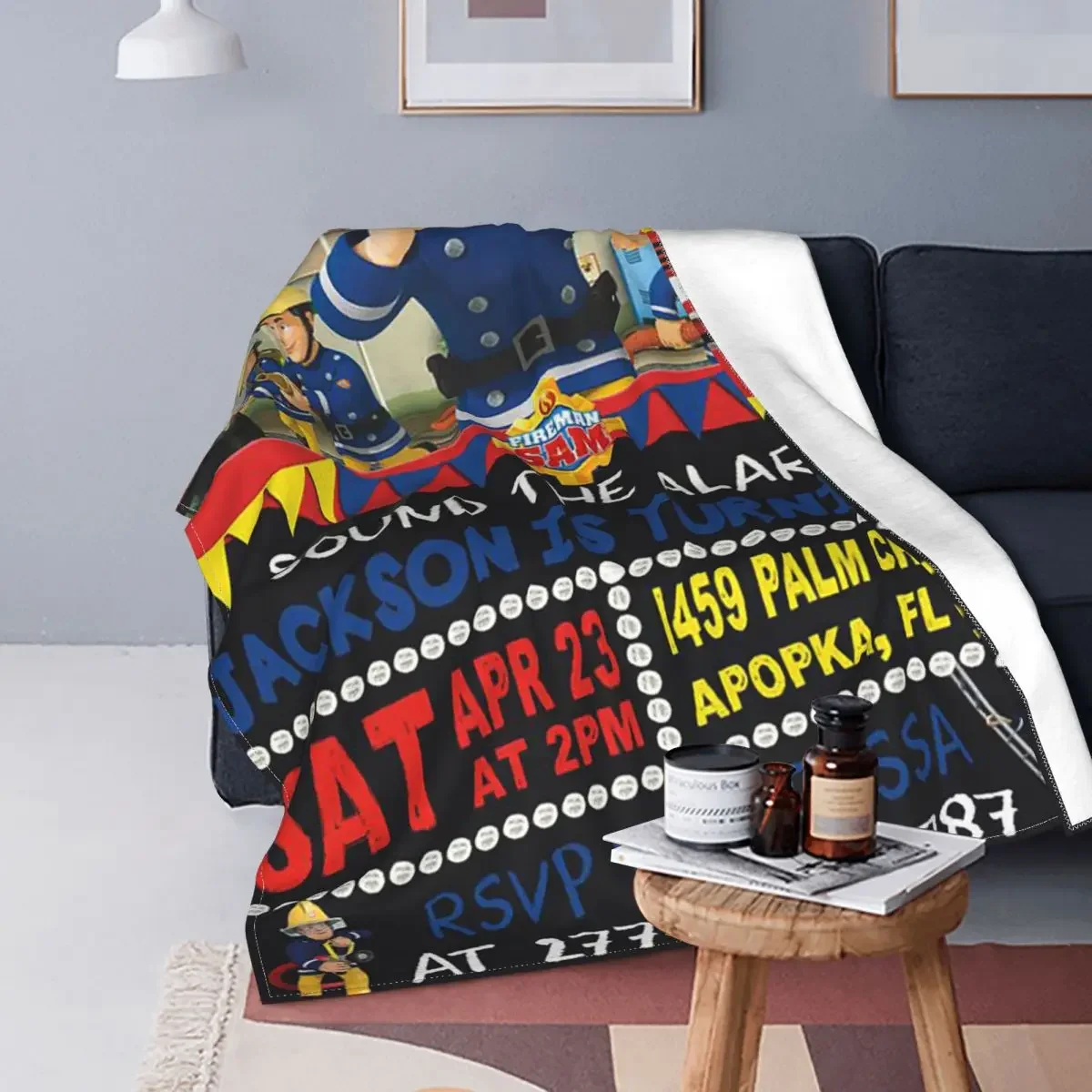 

Sam Baby Blankets Fleece New Print Novelty Fashion Multi-function Soft Throw Blanket for Bed Outdoor Bedspreads