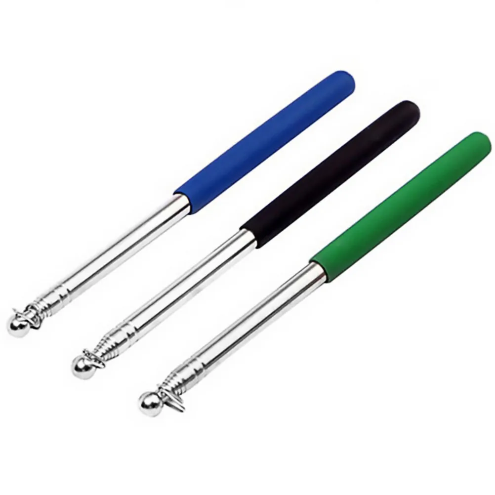 

3pcs Retractable Teaching Pointer 5-Section Expandable Whiteboard Pointer For Classroom Lectures Presentations Teachers Tools