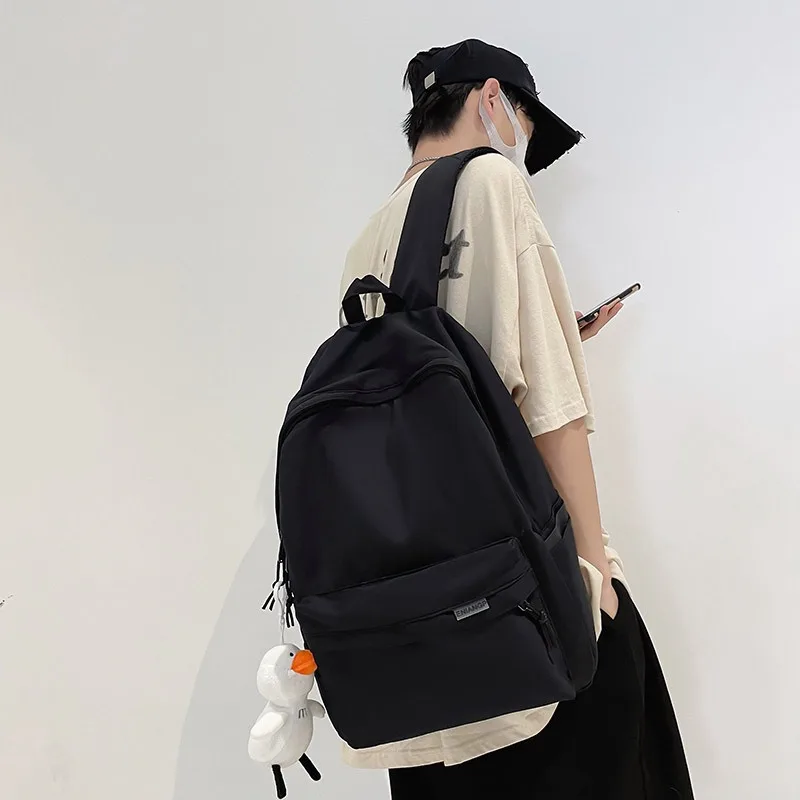 Casual Men's Simple Travel Backpack Female College Student High School Student School Bag Mochila Escolar Niña