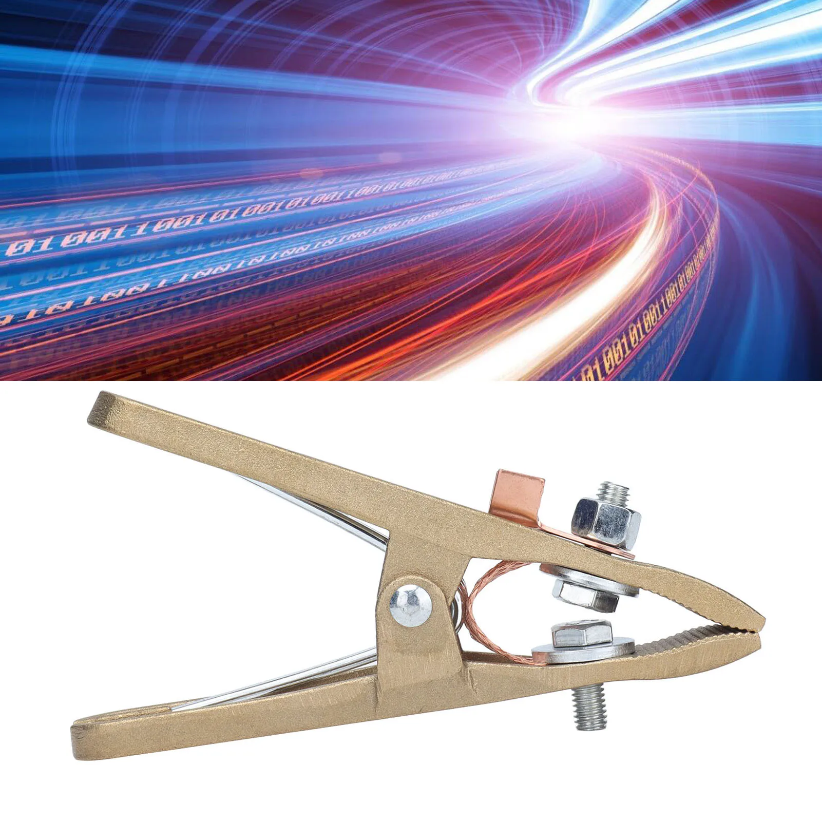 

A Shape Ground Welding Earth Clamp Argon Arc Welding Machine Ground Clamp for Arc Glass Argon Arc Glass Heavy Earth Clamp