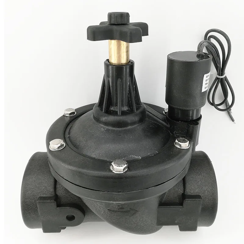 

2 Way Plastic 2 Inch Latching Type Water Solenoid Valve With Flow Control