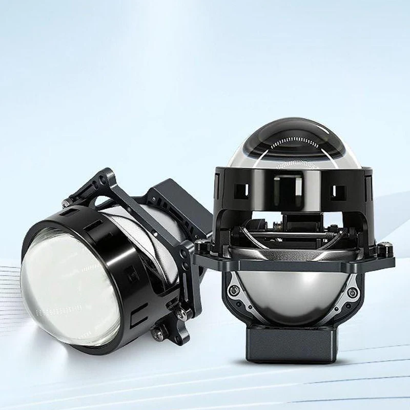 

Universal 3 Inch Bi LED Projector Lens Car Headlight Retrofit Hi Lo Beam APP Control 12V 45W 3000K 4300K 6000K LED Headlight