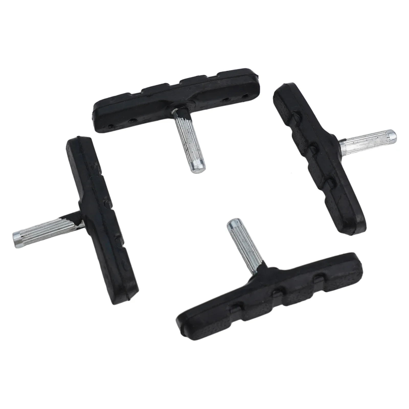Juego de pastillas de freno para bicicleta, kit de frenos para bicicleta de carretera y de montaña, pastillas de freno de goma, bloques de freno en V, zapatas con herramientas de tuerca hexagonal y arandelas, pastillas de freno para bicicleta.