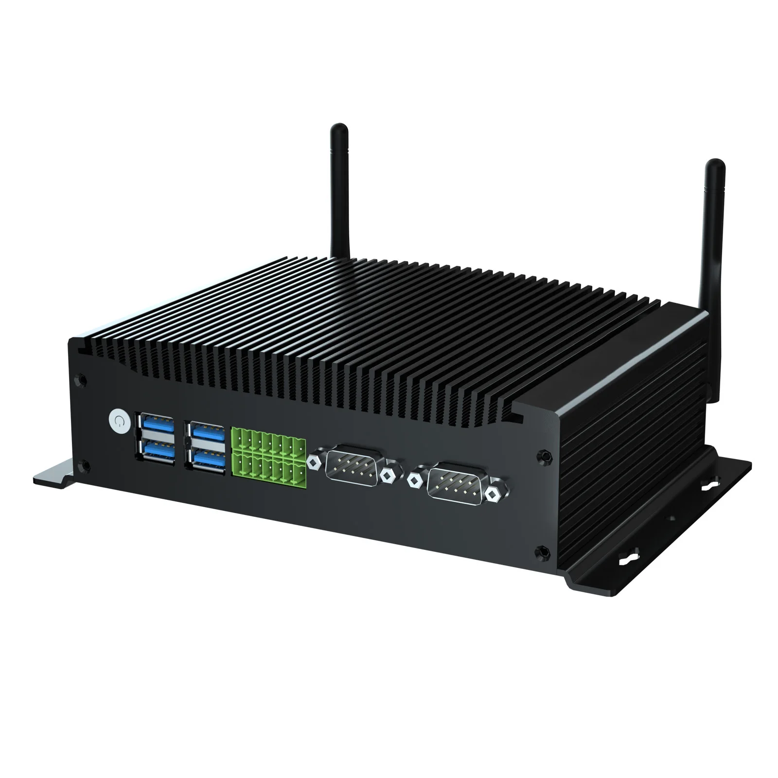 HYSTOU Core i5 10210U Fanless PC Mini Windows 10/11 Linux GPIO Dual LAN HD DDR4 Industrial Desktop Computer