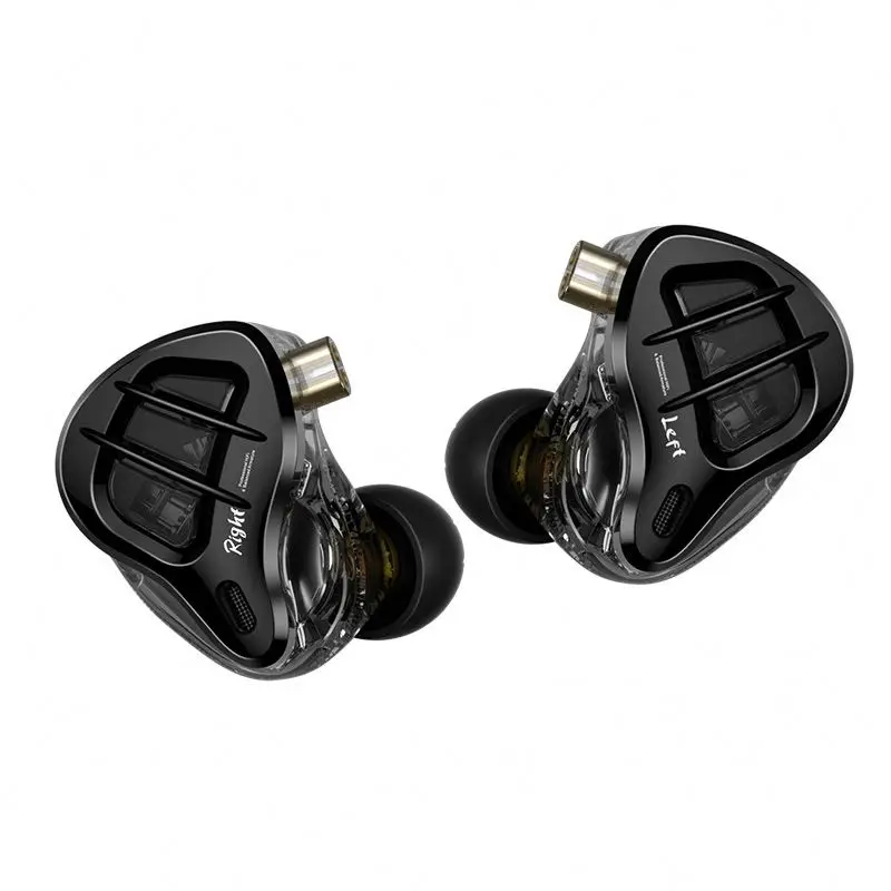 KZ ZAR Metal Earphones 1DD+7BA Hybrid technology HIFI Bass Earbuds In Ear  Headphone Sport Noise Cancelling Headset