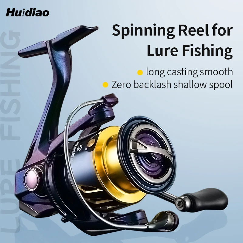 huidiao-hc-chameleon-spinning-reel-for-long-cast-5-1bb-smooth-fishing-reel-with-screw-in-metal-rocker-arm-52-1-high-speed-ratio