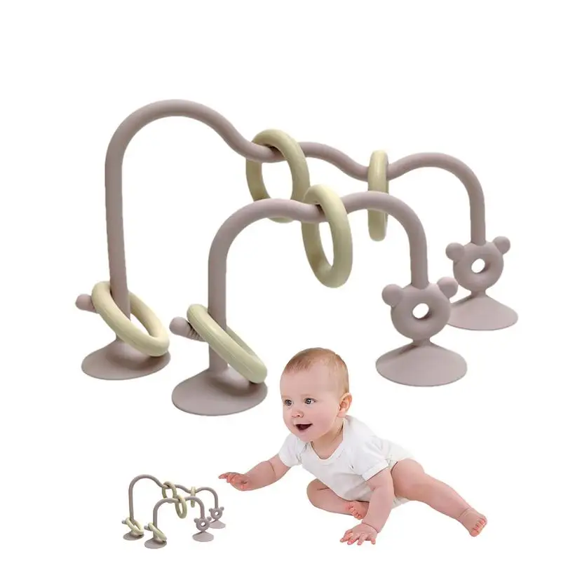 

Игрушки-прорезыватели сенсорные для малышей, детские игрушки-прорезыватели для зубов, эластичные и Интерактивные мягкие жевательные игрушки с чашкой на присоске для раннего использования