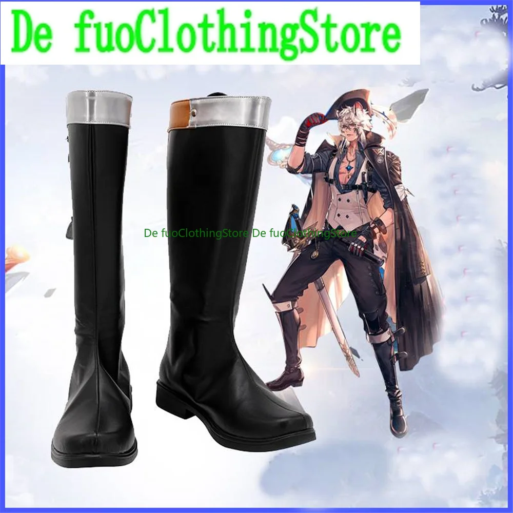 

Arknights SKm01 Cosplay Shoes Boots Game Anime Halloween DefuoClothing Shoes Store