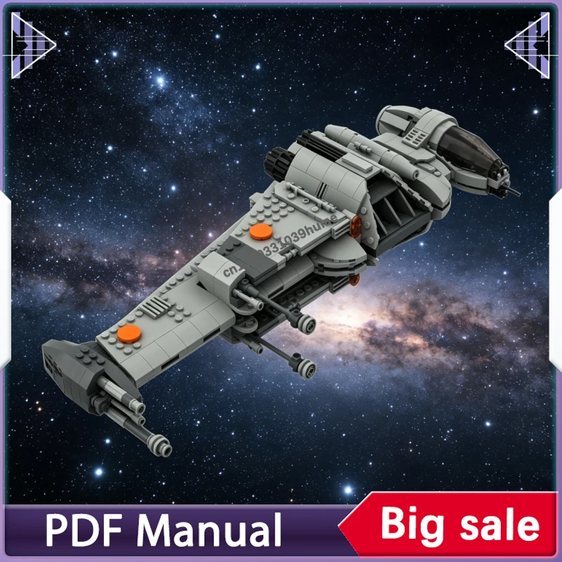 

Starfighter Space War MOC Bricks, Galactic Combat Fighter Craft for Sci-Fi Hobbyists and Collection Display