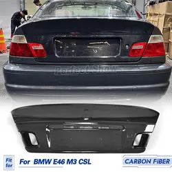 Carbon Fiber Racing Rear Trunk for BMW E46 CSL M3 4-Door Coupe 2-Door 2000-2003 Car Rear Trunk Boot Lid Cover Tailgate