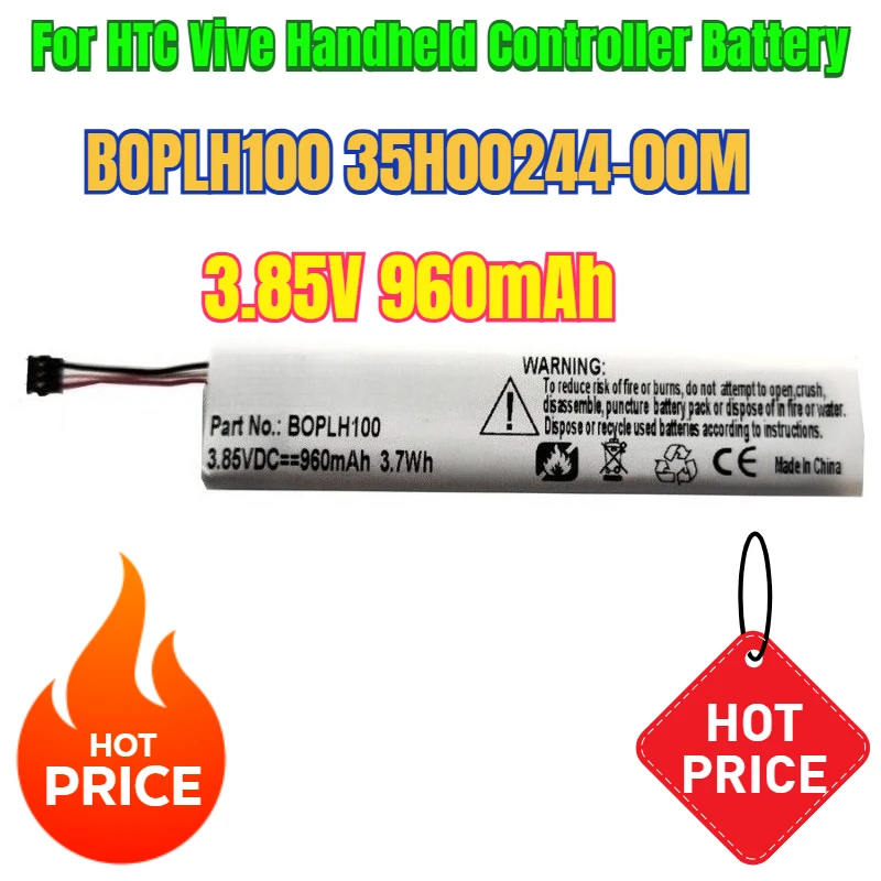 

3.85V 960mAh BOPLH100 35H00244-00M for HTC Vive Handheld Controller Battery