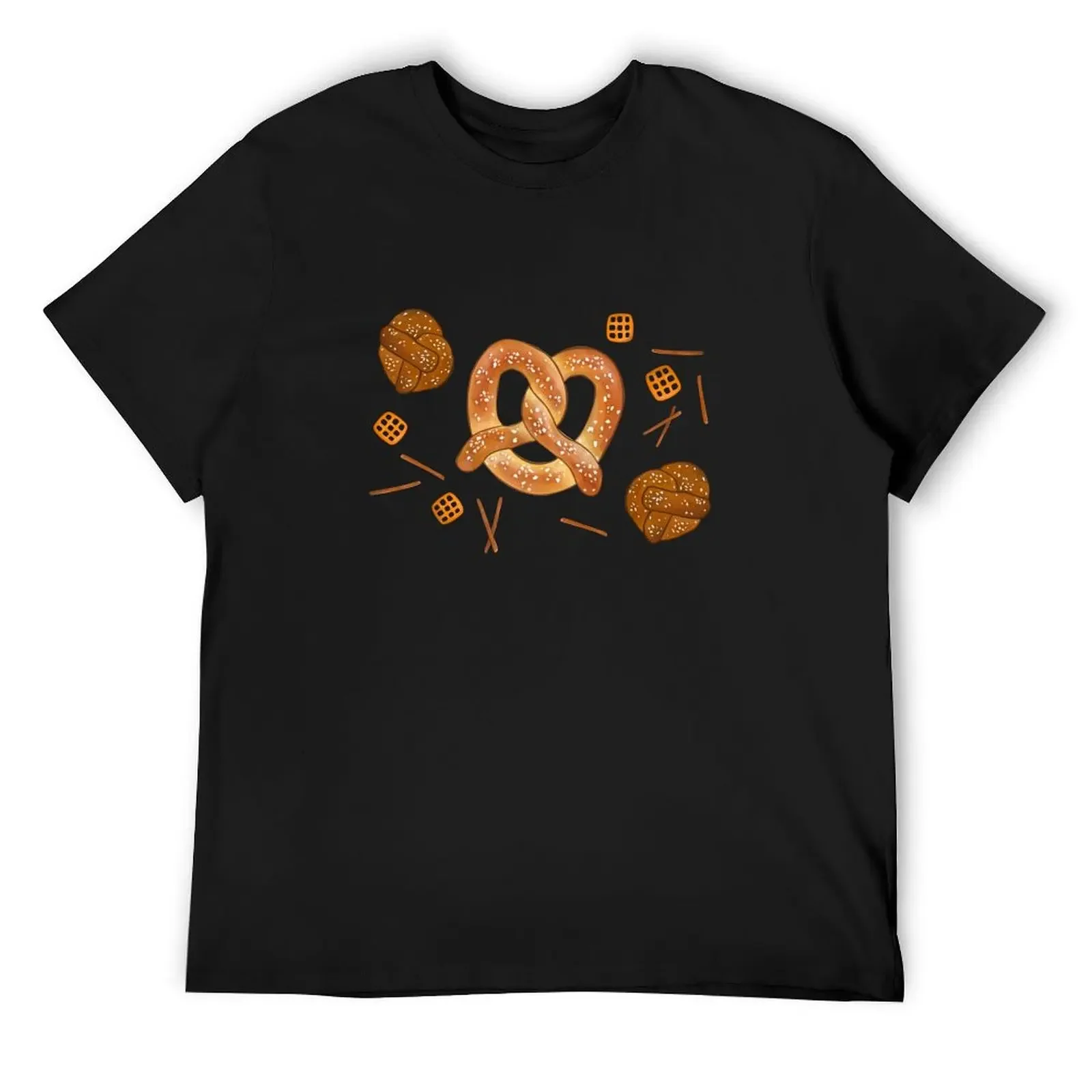 Pretzel Party! T-Shirt customizeds anime tshirt men t shirts high quality