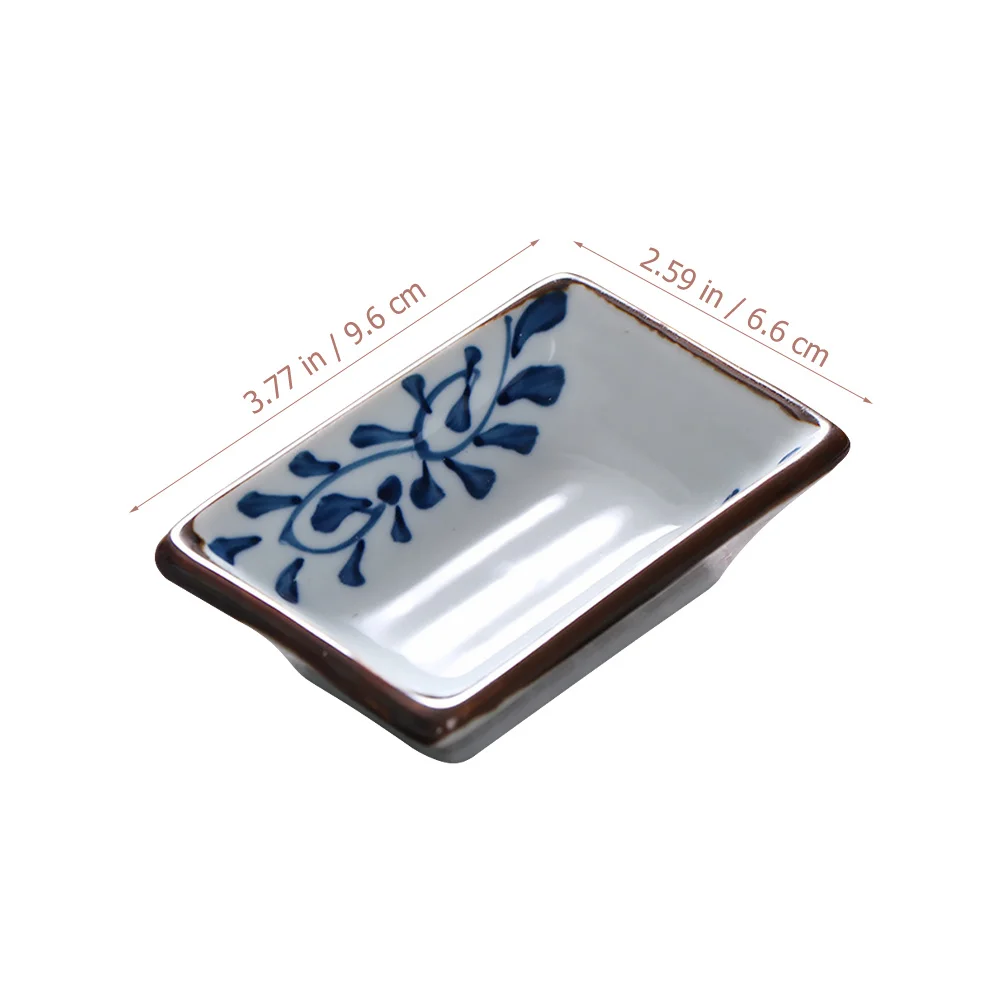 

2Pcs Soy Sauce Dipping Bowls Ceramic Seasoning Plates Household Small Bowls for Vinegar Oil Mustard Condiment Dish Kitchen
