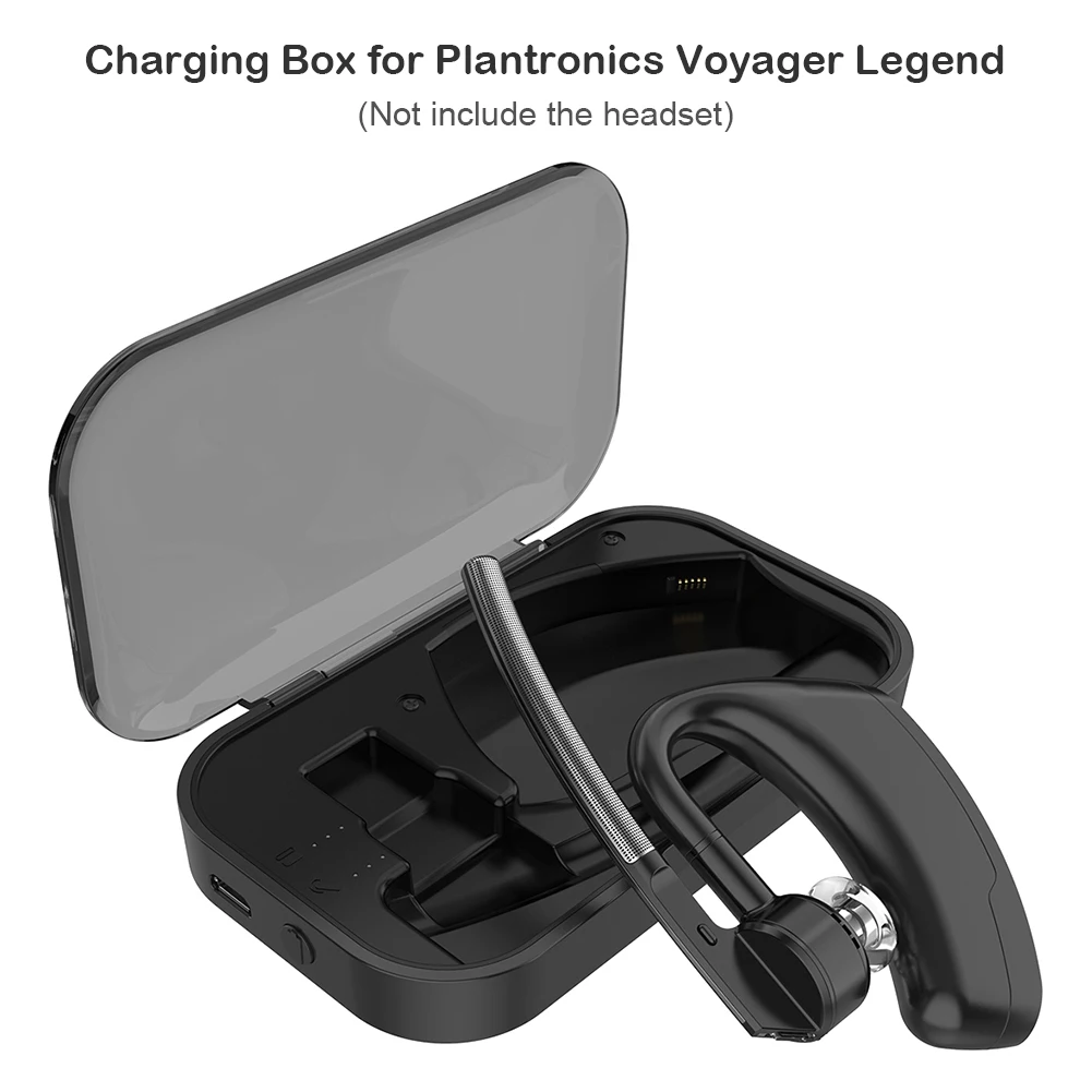 Bluetooth-compatible Headset Fast Charging Box for Plantronics Voyager Legend/5200 Earphone Compact and Portable Carry