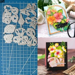 Lucky Goddess Metal Cutting Dies BotaniCuts Hibiscus Diy Scrapbooking Photo Album Decorative Embossing Paper Card Crafts