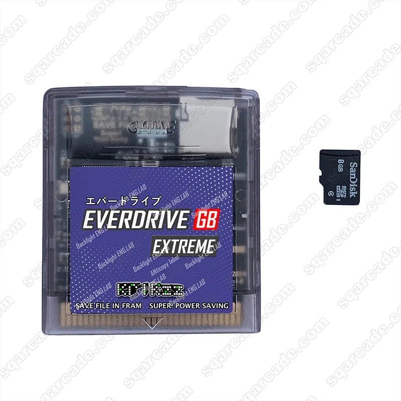 Everdrive GB versión extrema Retro Game Flashcard portátil