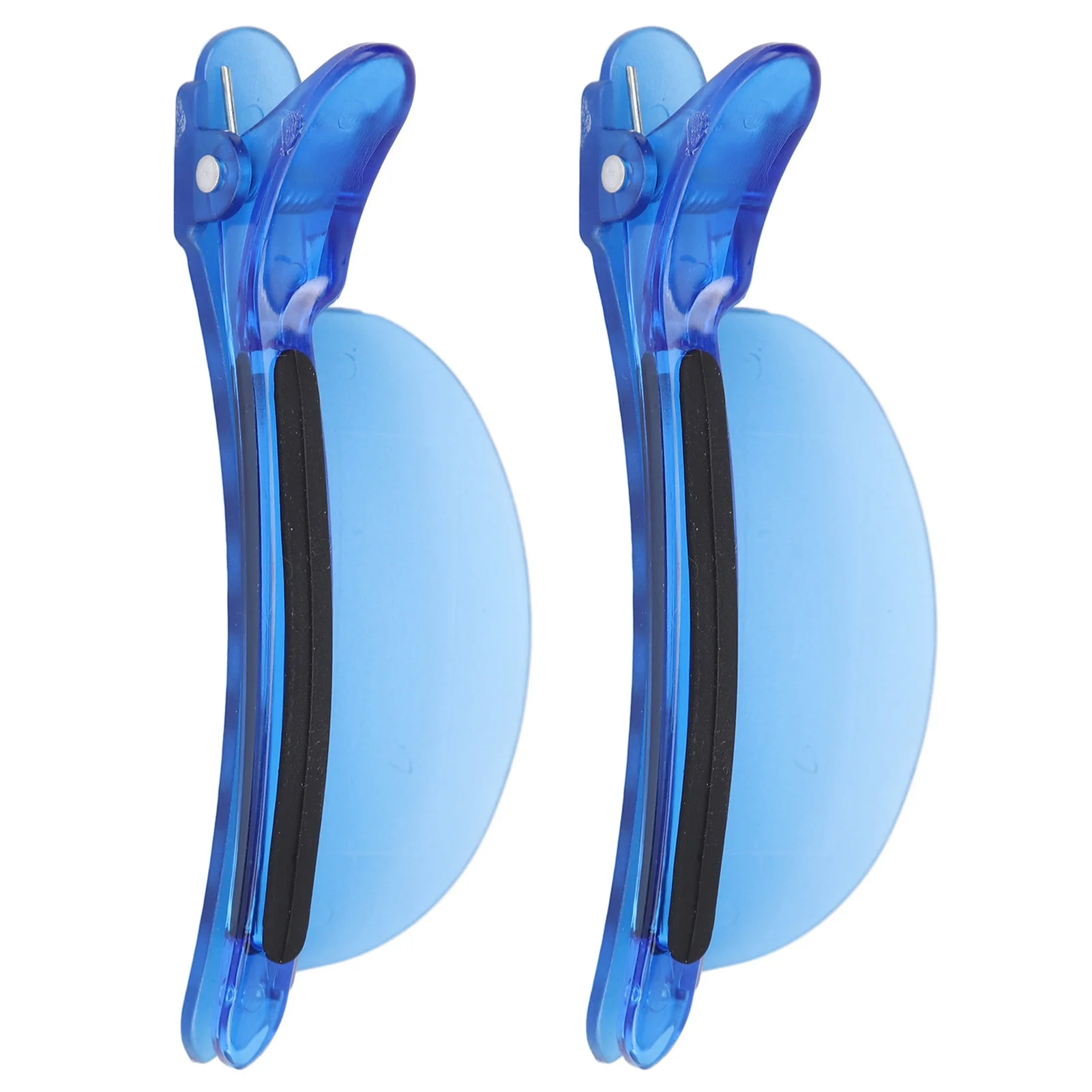 2PCS Sectioning Clips Heat Insulation Easy Speed Separator Clip Blue for Wig Extension Hair Highlighting