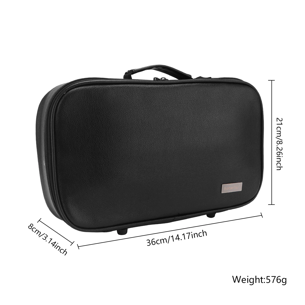 Friseur elektrische Clipper Tasche schwarz Salon Friseur Werkzeug Aufbewahrung tasche mit Hochleistungs-Reise rasierer Organizer Box Halter