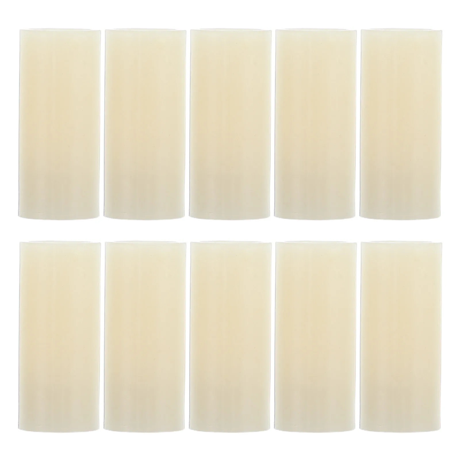 

10pcs Pool Cue Tip Replacement Durable Plastic Copper Screw-on Billiard Cues Tips Long Use Easy Versatile Compatibility Enhanced