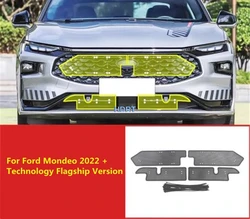 Car Styling Protector Decoration Accessories Middle Insect Screening Mesh Front Grille Insert Net Dust For Ford Mondeo 2022 +