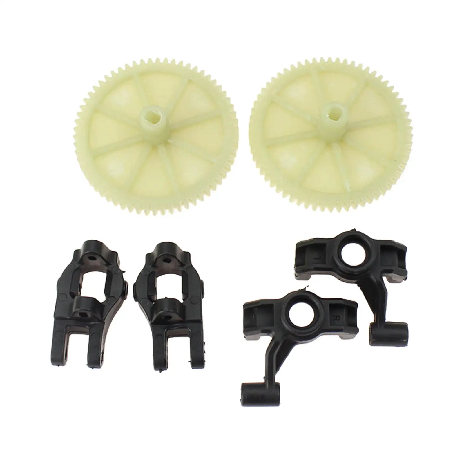 1 12 RC قطع غيار السيارات ترقية كوب التوجيه البلاستيكي C مقعد الجمعية ل Wltoys 12427 12428 سيارة كهربائية #5