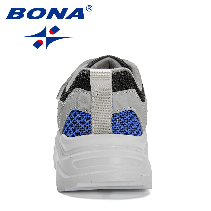 BONA 2023 New Designers Trainers Children Brand Walking Sho Trendy Sneakers Boys Lightweight Sport Shoes boy Girls Casual School