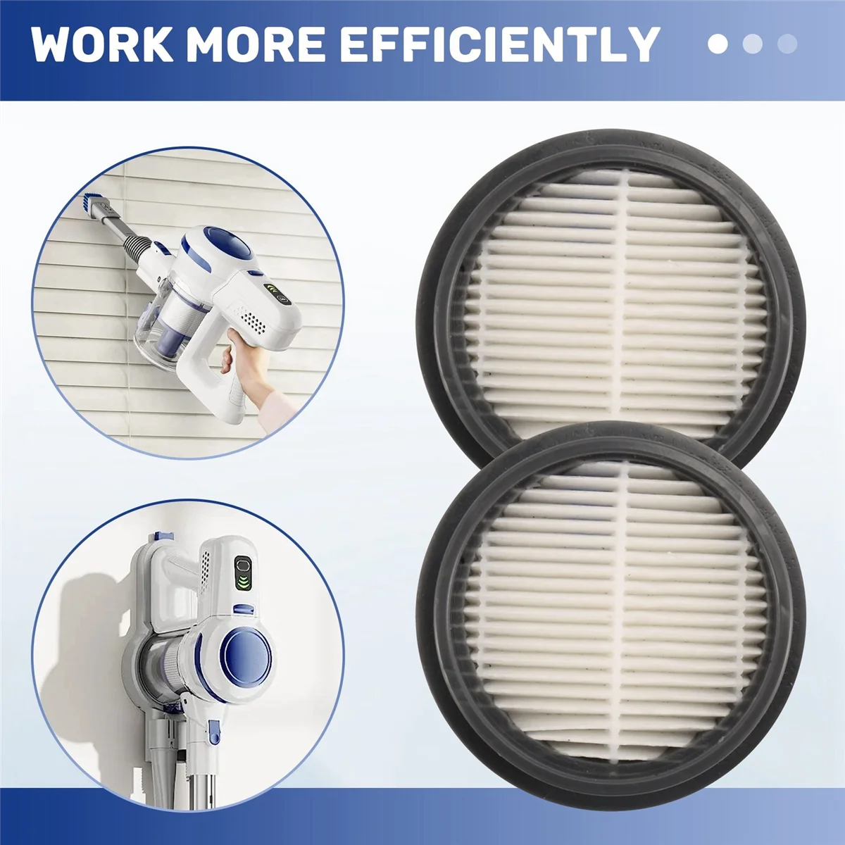 3Pack HEPA Filters and 9Pack Sponge Filters Replacement for Afoddon A200Pro/A200,for NEQUARE S12, S25, S26, S25Pro