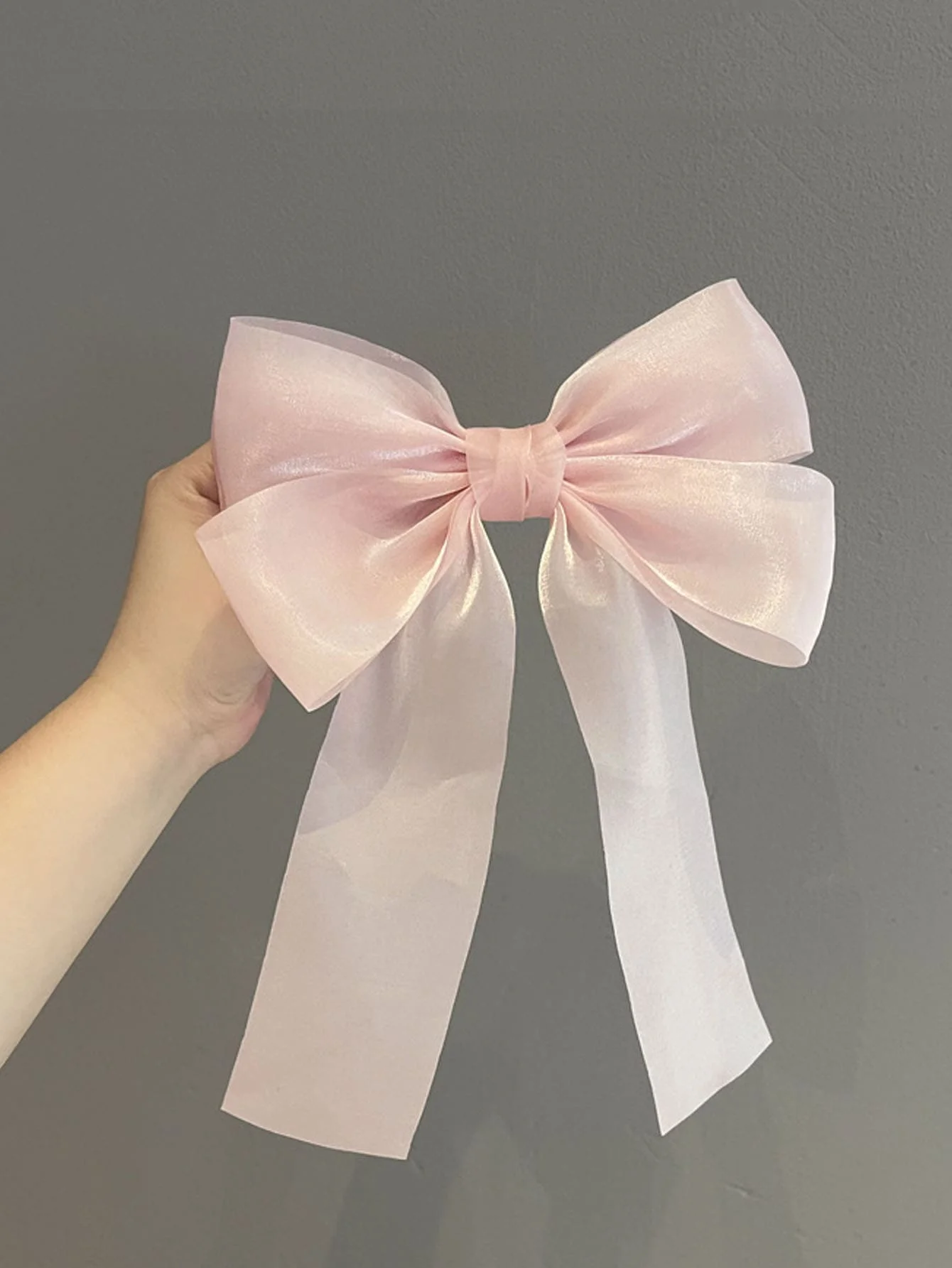 1 قطع الأزياء كودزو الشاش لامعة القوس Hairgrip للنساء الفتيات حزب إكسسوارات الشعر #2