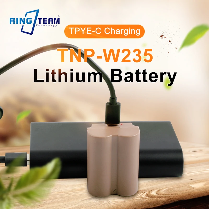 

NEW NP-W235 TNP-W235 Battery Pack with TYPE-C USB-C Port NP W235 For Fujifilm X-T4, GFX 100S, GFX 50S II, VG-XT4