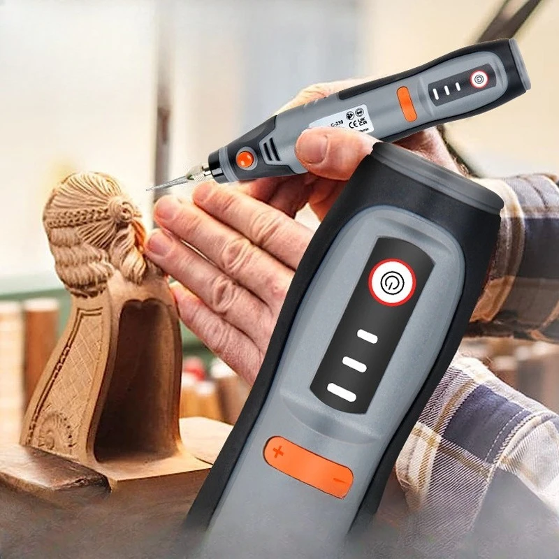 Applicable to Mini electric drill handheld wood carving jade polishing engraving electric grinder