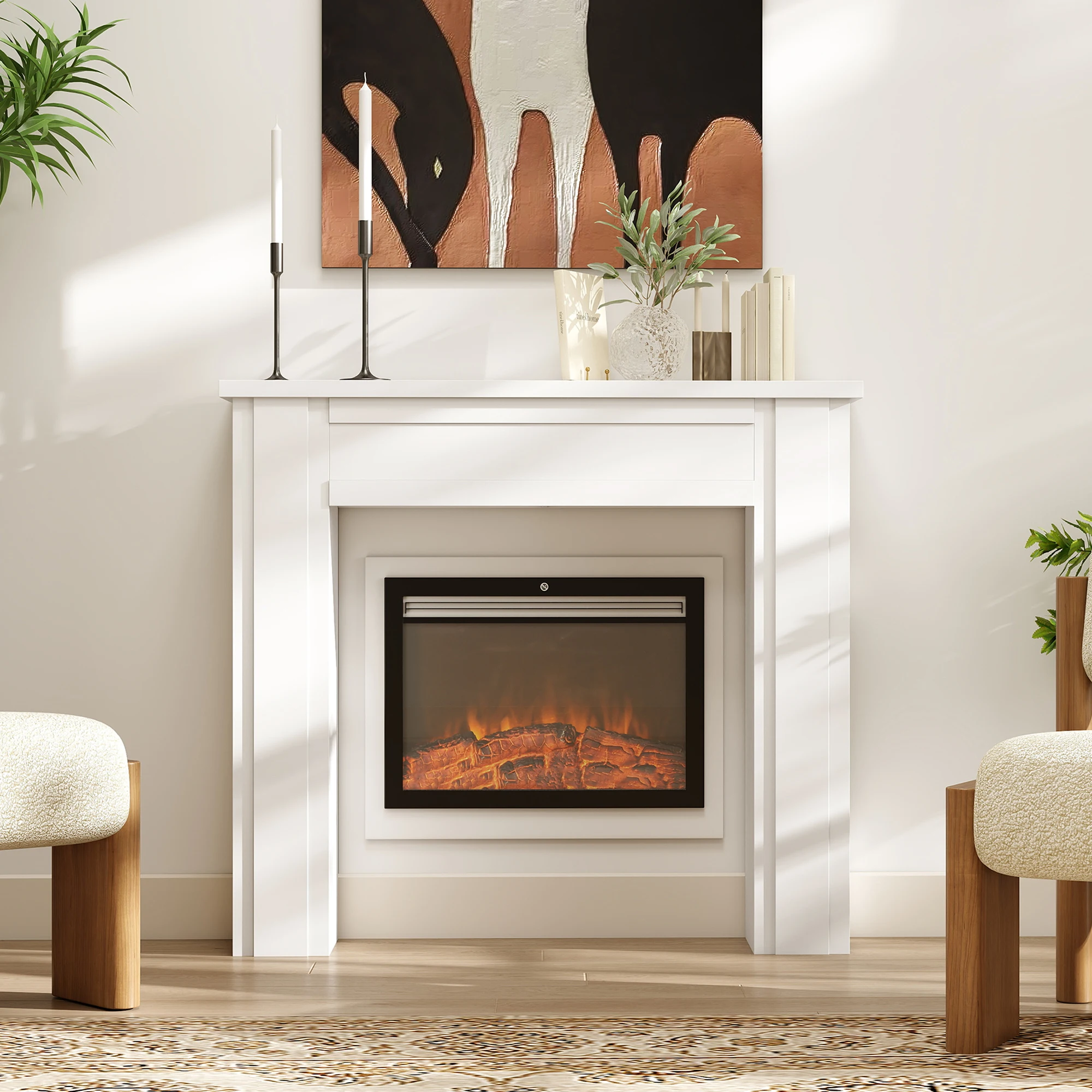 Freestanding Fireplace No Shipments on Weekends