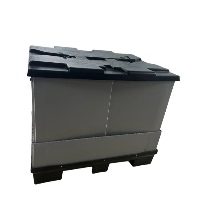 True Factory POLYFAVO Returnable and Reusable 40" X 48" X 34" Plastic PP Pallet Collar Sleeve Pack All-in-One Container