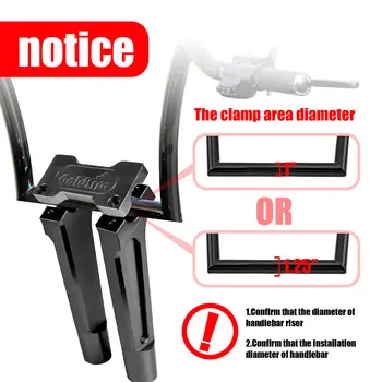 摩托車車把增高器 6 吋、8 吋、10 吋、12 吋直把式挑戰者增高器,適用於 1 吋車把,適用哈雷、印第安、雅馬哈、鈴木、本田等品牌。 6 最佳銷售 印度挑戰者 - №5