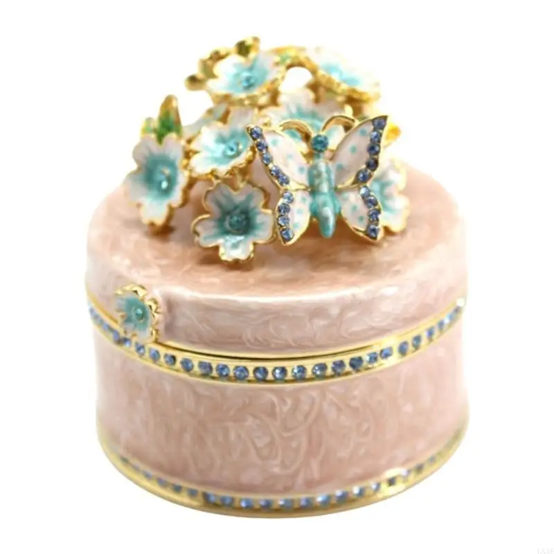 

Portable Jewelry Box Moon Star Embroider Small Zippered Necklace Earring Rings Storage Holder Carrying Case