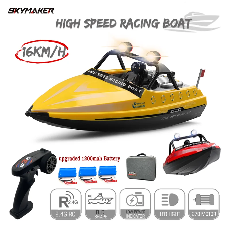 

Wltoys Boat WL917 Mini RC Jet Boat with Remote Control Water Jet Thruster 2.4G Electric High Speed Racing Boat Toy for Children