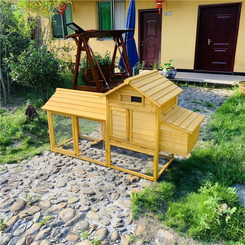 SDC001 Waterproof outdoor large wooden chicken coop chicken cages egg layer chicken coop for laying hens