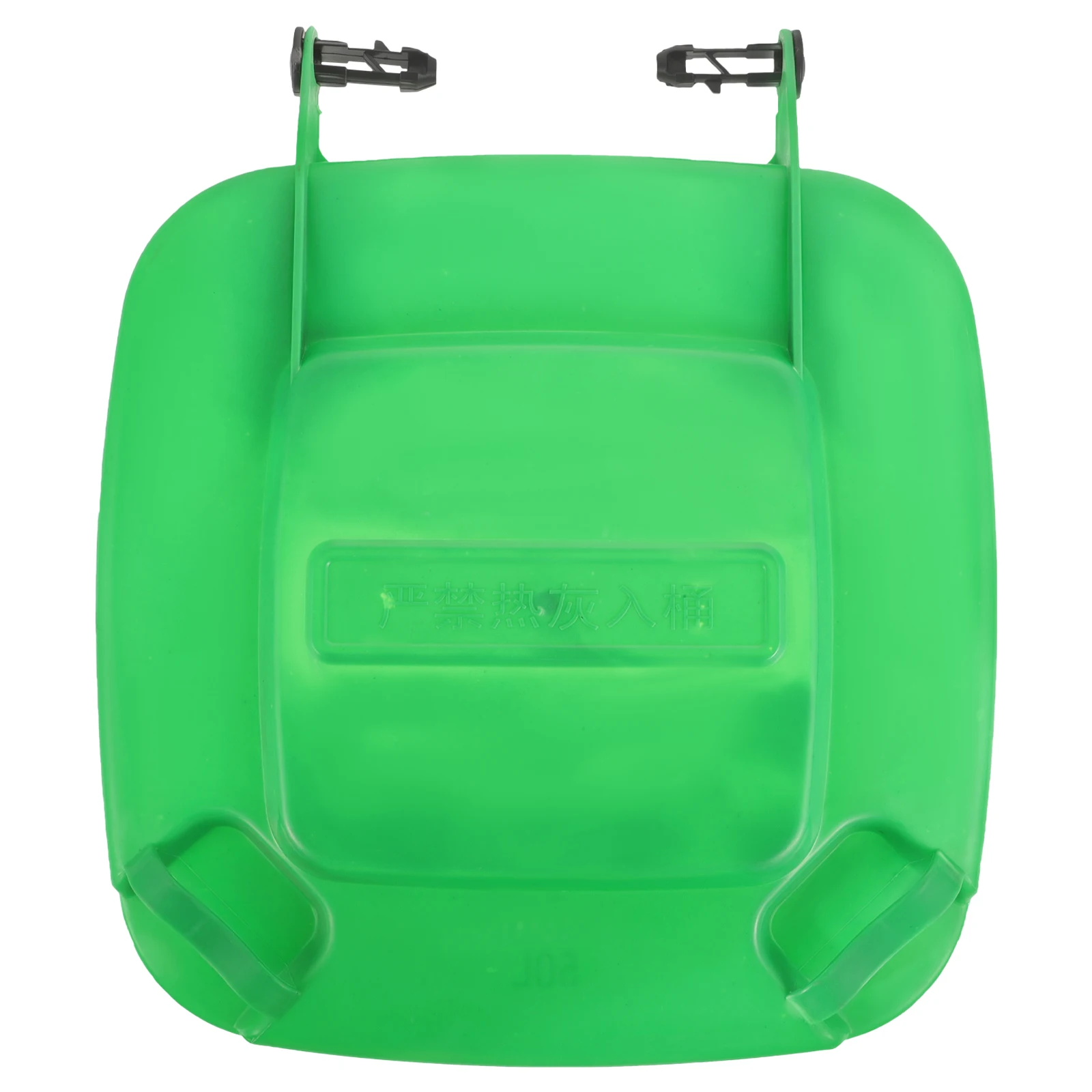

50L Trash Can Lid Grass Green Durable Smooth Fits 50 Liters Waste Bin Sanitation Outdoor Plastic Garbage Can