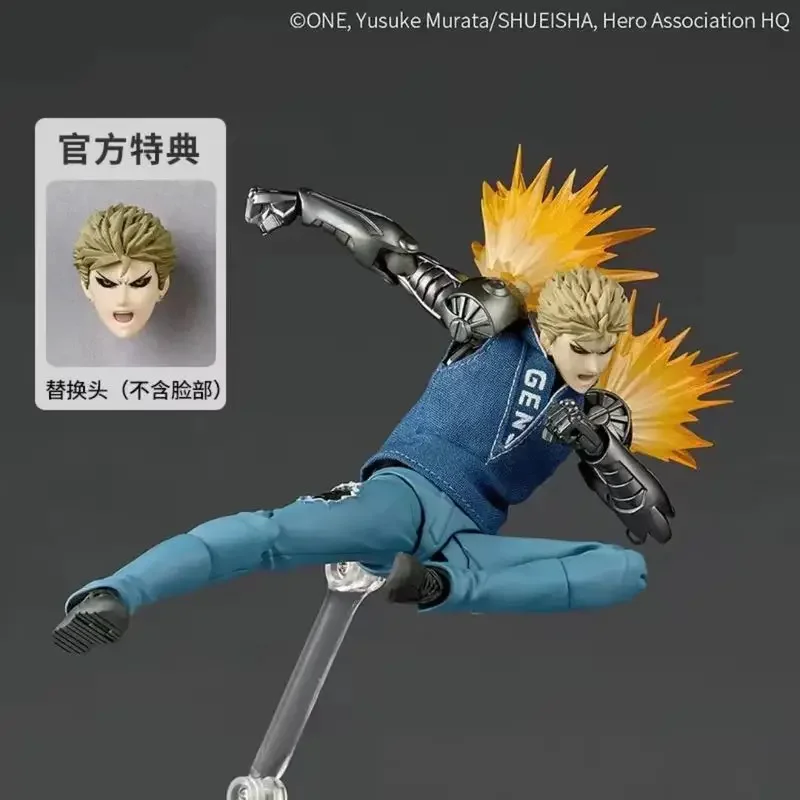 Новые аниме-фигурки Ko Genos, Kaiyodo Revoltech Yamaguchi One Punch Man, подвижная модель-статуэтка, игрушки, подарки