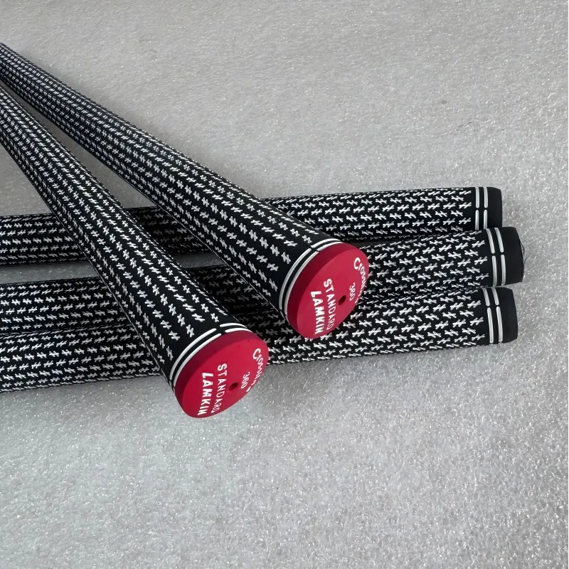 LAMKIN golf grip Crossline 360 standard size for wood iron grip 46+/-2gms 60R size White with Red colour