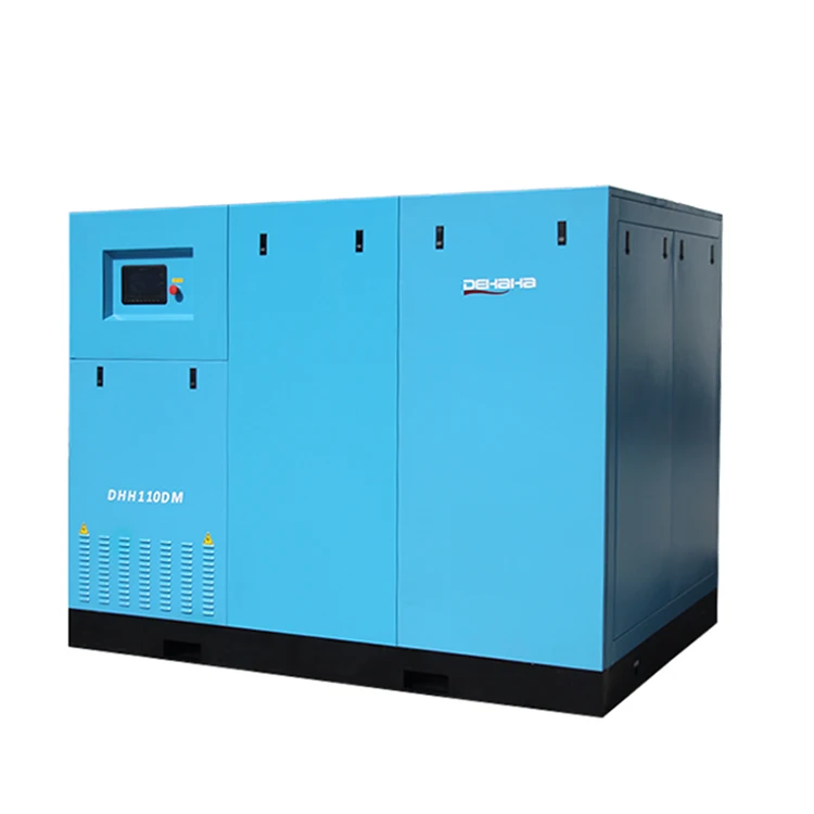 توفير الطاقة 150hp 110kw ضاغط الهواء الكهربائي 650 Cfm آلة ضاغط كبيرة