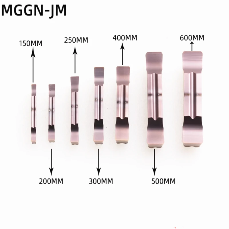 New MGGN150 MGGN200 MGGN250 MGGN300 MGGN400 MGGN500 R L JM WP030  Carbide Inserts Slot Grooving Blade CNC Lathe Cutter Tool