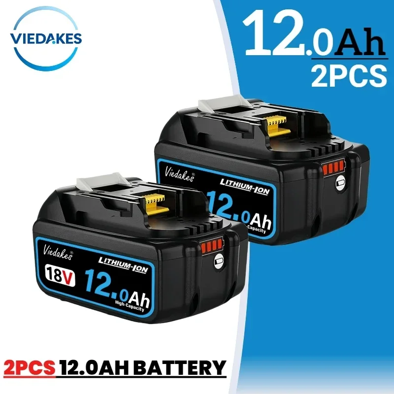 NIEUWE Originele Voor Makita 18V Batterij 12000mAh Compatibel met DTD173 DHP487 DJV182 Professionele Power Tools batterij ♔ ♨